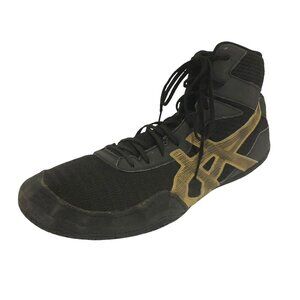 Asics Mens 14 Black Metcontrol 2 Lite Show Synthetic Wrestling Shoes 1081A037